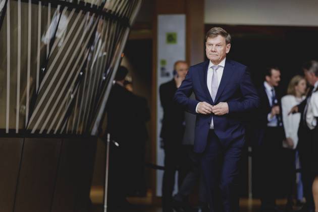 Johann Wadephul (CDU), Bundesaussenminister, aufgenommen beim Familienfoto im Rahmen des Treffens der Aussenministerinnen und Aussenminister der Europaeischen Union und der Afrikanischen Union in Bruessel, 21.05.2025. Fotografiert im Auftrag des Auswaertigen Amtes. Bruessel Belgien Copyright: xFlorianxGaertner AAx