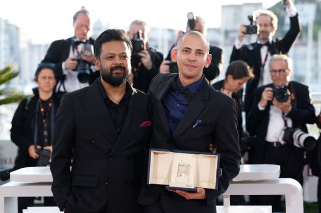 M Photocall des lauréats des palmes du 78ème Festival International du Film de Cannes Adnan Al Rajeev, Tawfeek Barhom Palme dOr du court métrage pour I m Glad You re Dead Now Photocall of the winners of the 78th Cannes International Film Festival, at the Palais des Festivals in Cannes On may 24th 2025 Jacovides Moreau Bestimage Photocall of the winners of the 78th Cannes International Film Festival, at the Palais des Festivals in Cannes, France On may 24th 2025 Cannes France  Copyright: xJACOVIDES-MOREAUx xBESTIMAGExJACOVIDES-MOREAUx xBESTIMAGEx