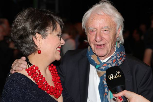 Verleihung des 49. Prix Walo Emil Steinberger mit Ehefrau Niccel. Verleihung des 49. Prix Walo für das Jahr 2024 am 24.05.2025 im SRF Studio 1 in Zürich-Leutschenbach, Zürich, Schweiz.