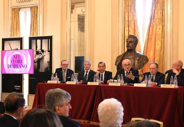 Milan,Italy Teatro alla Scala presentation of the 2025-2026 institutional season Milan, Italy Teatro alla Scala presentation of the 2025-2026 season institutional conference In the photo: Fortunata Ortombina superintendent and artistic director Teatro alla Scala Milan Italy Copyright: xIPA ABACAx
