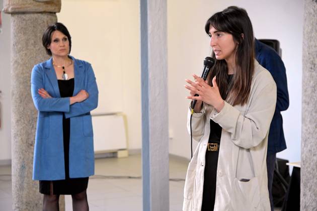 Milan, Italy: Milan, Milano Donna Award, at the former Fornace di alzaia Naviglio Pavese, with councilor Gaia Romani and Elena Buscemi Milan Italy  - ZUMAp169 20250528_zea_p169_395 Copyright: xMaurizioxMaulex