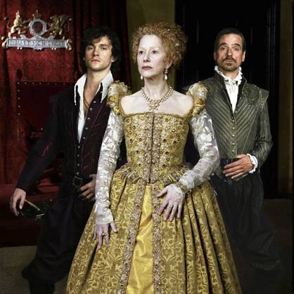 Elizabeth I - filmstill HUGH DANCY, HELEN MIRREN & JEREMY IRONS in Elizabeth I Copyright: xSuppliedxbyxCapitalxPicturesx