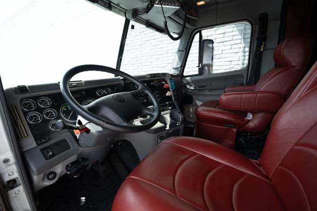 Shaquille O Neal s custom touring truck fitted with DJ decks and flat screen TVs for sale Story from Jam Press (Shaq Truck) Pictured: Inside Shaquille O Neal s custom touring truck. Shaquille O Neal s custom touring truck fitted with DJ decks and flat screen TVs for sale Shaquille O Neal s custom touring truck fitted with DJ decks and flat screen TVs is for sale. The NBA legend™s old 2008 Freightliner Columbia RV Conversion is currently up for auction. The former LA Lakers star used the truck for touring around the US. It is plastered in a vinyl wrap featuring images of the 7ft1 superstar. It runs on the fuel which inspired one of the NBA stars many nicknames ˜Shaq Diesel™ linking to his powerful play style on the court. The Copyright: xJamxPress bringatrailer.com