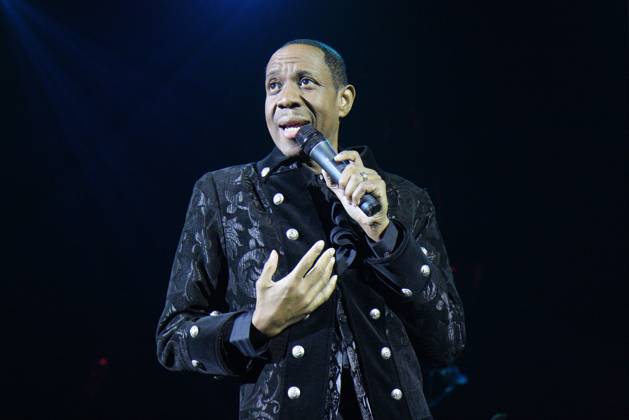 Freddie Jackson live at Brixton Academy, FREDDIE JACKSON Performing live at Brixton Academy, London, England. February 14th, 2010 stage concert live gig performance music half length black jacket singing CAP MAR Martin Harris London Great Britain Copyright: xMartinxHarris CapitalxPicturesx