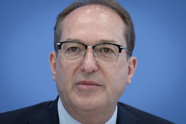 Bundespressekonferenz in Berlin, Vorstellung des BKA-Bundeslagebildes Cybercrime 2024 Bundespressekonferenz, Alexander Dobrindt Bundespressekonferenz, BPK, Alexander Dobrindt, BMI, Bundesinnenminister Berlin Berlin GER