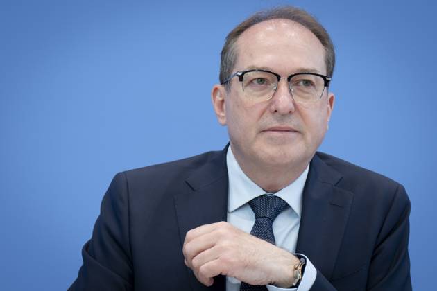 Bundespressekonferenz in Berlin, Vorstellung des BKA-Bundeslagebildes Cybercrime 2024 Bundespressekonferenz, Alexander Dobrindt Bundespressekonferenz, BPK, Alexander Dobrindt, BMI, Bundesinnenminister Berlin Berlin GER