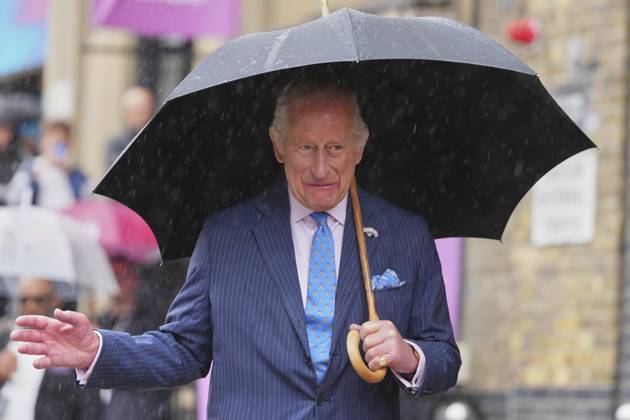 Britain Royals Britain s King Charles gestures as he attends the South by SouthWest London (SXSW London), a culture, technology and creativity festival in Shoreditch, London, Thursday, June 5, 2025., Credit:Avalon.red Avalon GBR, London  Copyright: xAvalon.redx xAvalonx 1007522225