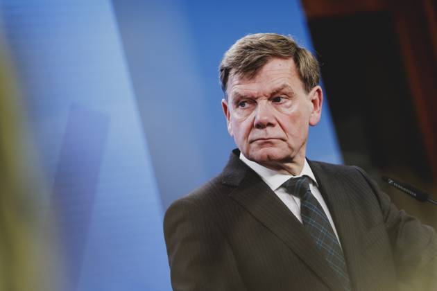 Johann Wadephul (CDU), Bundesaussenminister, aufgenommen im Rahmen einer Pressekonferenz gemeinsam mit seinem israelischen Amtskollegen (nicht im Bild) in Berlin, 05.06.2025. Fotografiert im Auftrag des Auswaertigen Amtes. Berlin Deutschland Copyright: xFlorianxGaertner AAx