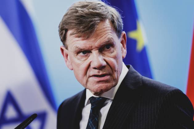 Johann Wadephul (CDU), Bundesaussenminister, aufgenommen im Rahmen einer Pressekonferenz gemeinsam mit seinem israelischen Amtskollegen (nicht im Bild) in Berlin, 05.06.2025. Fotografiert im Auftrag des Auswaertigen Amtes. Berlin Deutschland Copyright: xFlorianxGaertner AAx