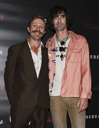 June 7, 2025, West Hollywood, California, USA: Creed Garnick and Tyson Ritter attend the Cottonmouth Los Angeles Premiere. West Hollywood USA - ZUMAb173 20250607_aap_b173_053 Copyright: xBillyxBennightx