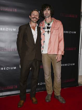 June 7, 2025, West Hollywood, California, USA: Creed Garnick and Tyson Ritter attend the Cottonmouth Los Angeles Premiere. West Hollywood USA - ZUMAb173 20250607_aap_b173_071 Copyright: xBillyxBennightx
