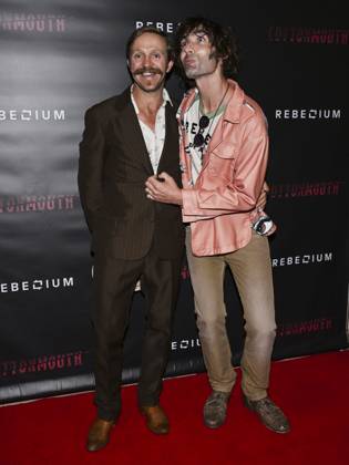 June 7, 2025, West Hollywood, California, USA: Creed Garnick and Tyson Ritter attend the Cottonmouth Los Angeles Premiere. West Hollywood USA - ZUMAb173 20250607_aap_b173_088 Copyright: xBillyxBennightx