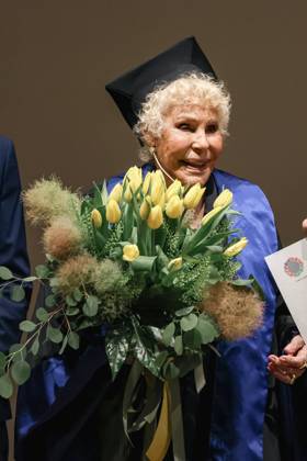 Milan, The ceremony for the awarding of the Honorary Master s Degree in Music, Cultures, Media, Performance to Ornella Vanoni from the State University of Milan. In the photo: Ornella Vanoni (Singer)  Copyright: xAlessandroxBremecx xipa-agency.netx xx IPA_Agency_IPA58926433