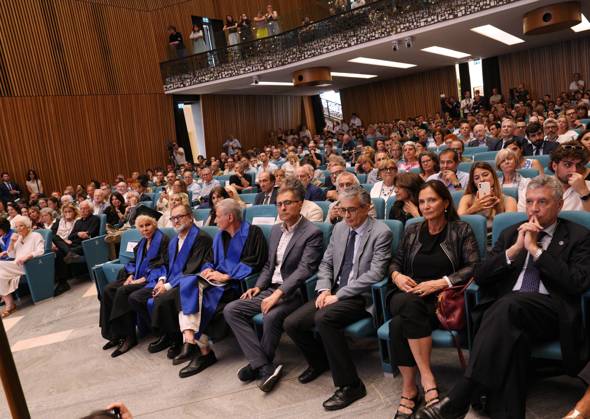 Milan, University of Studies, Awarding of the Honorary Master s Degree in Music, Culture, Media Performance to Ornella Vanoni  Copyright: xDuilioxPiaggesix xipa-agency.netx xDuilioxPiaggesix IPA_Agency_IPA58927539