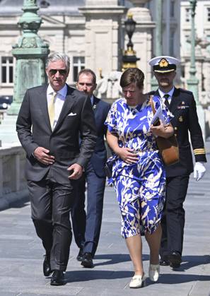 Presentation Of The 2025 Francqui Prize BRUSSELS, BELGIUM - JUNE 12 : King Philippe presents the Francqui 2025 Prize in Human Sciences at the Palais des Académies in Brussels..on June 12, 2025 in Brussels, Belgium, 12 06 2025 Brussels Belgium  Copyright: xBertxVanxDenxBrouckex