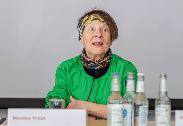 12.06.2025. Düsseldorf. 2025 wird der Helmut-Käutner-Preis der Landeshauptstadt Düsseldorf zum 18. Mal verliehen. In diesem Jahr geht die mit 10.000 Euro dotierte Auszeichnung an die Regisseurin, Produzentin und Autorin Monika Treut. Düsseldorf Filmmuseum Nordrhein-Westfalen Deutschland