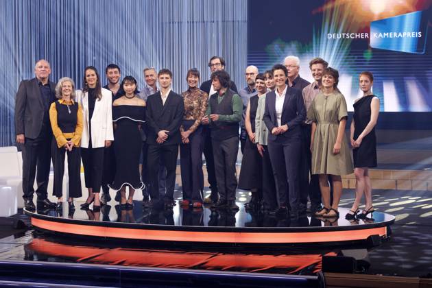Preisträger und Laudatoren posieren zum Gruppenbild beim Deutschen Kamerapreis 2025 im WDR Funkhaus. Köln, 13.06.2025 NRW Deutschland Copyright: xChristophxHardtx