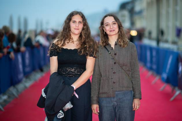 Cabourg Award Ceremony Red Carpet Sarah Henochsberg and producer Jeanne Breteau attending the awards ceremony red carpet as part of the 39th Cabourg Film Festival in Cabourg, France on June 13, 2025. Photo by Aurore Marechal ABACAPRESS.COM Cabourg France  Copyright: xMarechalxAurore ABACAx