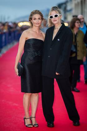 Cabourg Award Ceremony Red Carpet Barbara Schulz and Charlotte Colbert attending the awards ceremony red carpet as part of the 39th Cabourg Film Festival in Cabourg, France on June 13, 2025. Photo by Aurore Marechal ABACAPRESS.COM Cabourg France  Copyright: xMarechalxAurore ABACAx