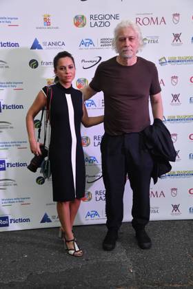 Rome, Via Veneto Golden Film Award 2025, In the photo: Tommaso Ragno with his partner  Copyright: xVincenzoxLandix xipa-agency.netx xVincenzoxLandix IPA_Agency_IPA59070726