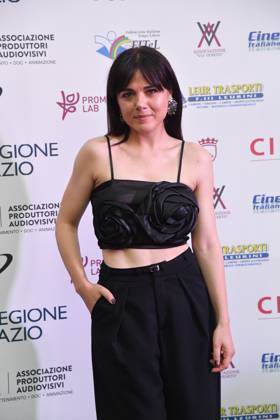 Rome, Via Veneto Golden Film Award 2025, In the photo: Claudia Tranchese  Copyright: xVincenzoxLandix xipa-agency.netx xVincenzoxLandix IPA_Agency_IPA59070760