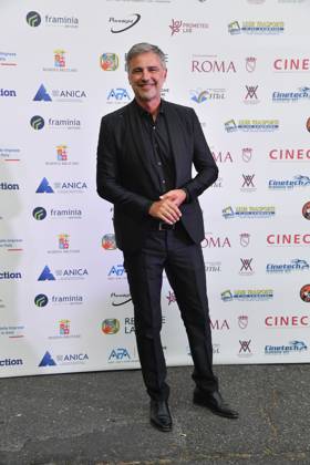 Rome, Via Veneto Golden Film Award 2025, In the photo: Beppe Convertini  Copyright: xVincenzoxLandix xipa-agency.netx xVincenzoxLandix IPA_Agency_IPA59070855