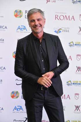Rome, Via Veneto Golden Film Award 2025, In the photo: Beppe Convertini  Copyright: xVincenzoxLandix xipa-agency.netx xVincenzoxLandix IPA_Agency_IPA59070869