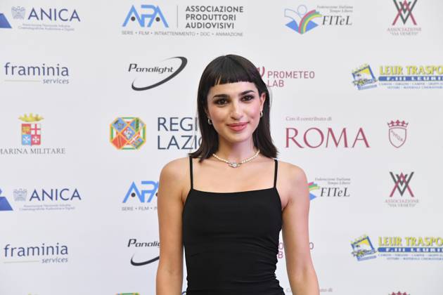 Rome, Italy: Rome, Via Veneto Golden Film Award 2025, In the photo: Angelica Pisilli Rome Italy  - ZUMAp169 20250614_zea_p169_1656 Copyright: xVincenzoxLandix