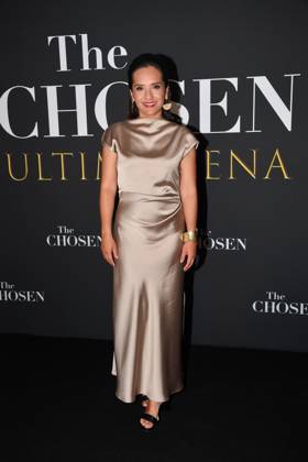 Rome, Cinema Adriano Premiere of the Series The Chosen The Last Supper , In the photo: Vanessa Benavente Copyright: xVincenzoxLandix xipa-agency.netx xVincenzoxLandix IPA_Agency_IPA59399268