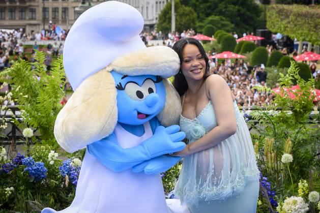 Entertainment Themen der Woche KW26 Bilder des Jahres 2025, Entertainment 06 Juni Entertainment Bilder des Tages Smurfs - Global Premiere BRUSSELS, BELGIUM - JUNE 28 : Rihanna pictured at the red carpet during the global premiere of the movie Smurfs on June 28, 2025 in Brussels, Belgium, 28 06 2025 Brussels Belgium  Copyright: xJanxDexMeuleneirx