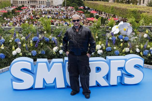 DJ Snake aka William Sami Etienne Grigahcine poses at the world premier of the new film De Smurfen Les Schtroumpfs , Saturday 28 June 2025, in Brussels.  NICOLASxMAETERLINCK 128019785