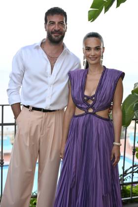 Taormina: Evening of the Nations Award. In the photo: Ismail Demirci,Hande Soral  Copyright: xMaurizioxD Avanzox xipa-agency.netx xMaurizioxDxAvanzox IPA_Agency_IPA59682536