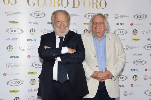 Rome, Italy: Rome, Sala Della Protomoteca in Campidoglio Golden Globe 2025 Awards, In the photo: Pupi Avati and Antonio Avati Rome Italy  - ZUMAp169 20250702_zea_p169_461 Copyright: xVincenzoxLandix
