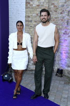 Steffi Brungs and Christian Wackert beim LASCANA SUMMER CLUB im Rahmen der Berlin Fashion Week im Maaya in Berlin am 02.07.2025
