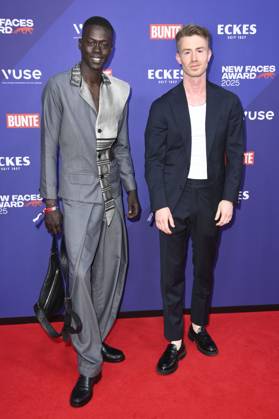 Alpha Dia mit Gast bei der Verleihung der Bunte New Faces Awards Style 2025 im Telegraphenamt. Berlin, 03.07.2025