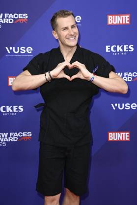 Lukas Sauer bei der Verleihung der Bunte New Faces Awards Style 2025 im Telegraphenamt. Berlin, 03.07.2025
