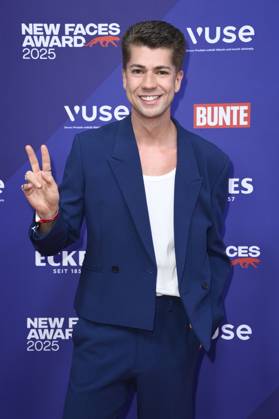 Maximilian Seitz bei der Verleihung der Bunte New Faces Awards Style 2025 im Telegraphenamt. Berlin, 03.07.2025