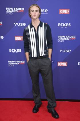 Moritz Rüdiger bei der Verleihung der Bunte New Faces Awards Style 2025 im Telegraphenamt. Berlin, 03.07.2025