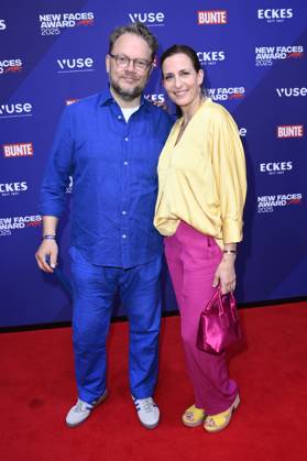 Ulrike Frank mit Ehemann Marc Schubring bei der Verleihung der Bunte New Faces Awards Style 2025 im Telegraphenamt. Berlin, 03.07.2025