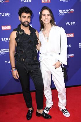 Arda Esberk und Jean Gritsfeldt bei der Verleihung der Bunte New Faces Awards Style 2025 im Telegraphenamt. Berlin, 03.07.2025