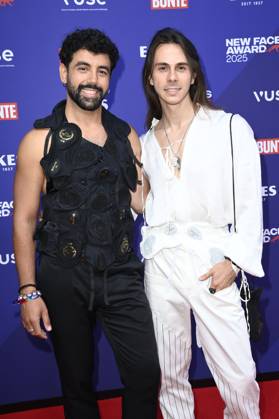 Arda Esberk und Jean Gritsfeldt bei der Verleihung der Bunte New Faces Awards Style 2025 im Telegraphenamt. Berlin, 03.07.2025