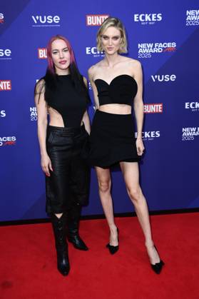 Pretty Pink und Kim Hnizdo bei der Verleihung der Bunte New Faces Awards Style 2025 im Telegraphenamt. Berlin, 03.07.2025