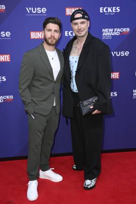 Joey Heindle und Lars Weber bei der Verleihung der Bunte New Faces Awards Style 2025 im Telegraphenamt. Berlin, 03.07.2025