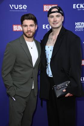 Joey Heindle und Lars Weber bei der Verleihung der Bunte New Faces Awards Style 2025 im Telegraphenamt. Berlin, 03.07.2025