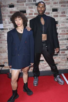 Eliob Demofike mit Lebenspartner Myat bei der Verleihung der Bunte New Faces Awards Style 2025 im Telegraphenamt. Berlin, 03.07.2025