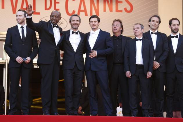 Conrad Kemp, Forest Whitaker, Orlando Bloom, Richard Grandpierre, Caryl Ferey, r Alexandre Desplat and Julien Rappeneau - Montee des marches du film Zulu lors de la cloture du 66eme festival du film de Cannes. Le 26 mai 2013 Redcarpet of Zulu for the closing ceremony of the 66th Cannes Film Festival. On may 26th 2013 Cannes France Copyright: xJACOVIDES-BORDE-MOREAUx xBESTIMAGExJACOVIDES-BORDE-MOREAUx xBESTIMAGEx