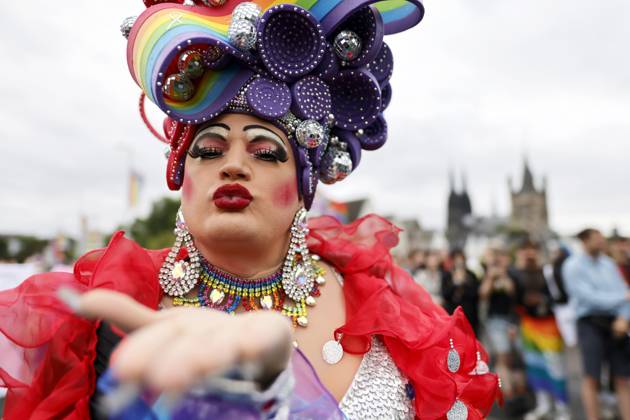 Bilder des Jahres 2025, News 07 Juli News Themen der Woche KW27 News Bilder des Tages CSD-Besucher auf der alljährlichen CSD-Parade im Rahmen des Cologne Pride 2025 in Köln. Köln, 06.07.2025 NRW Deutschland Copyright: xChristophxHardtx