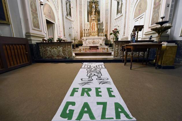 Bilder des Jahres 2025, News 07 Juli News Themen der Woche KW28 Palestinian refugees hunger strike in Gent GENT, BELGIUM - JULY 07 : Palestinian refugees begin hunger strike for dignity (07-12 07) on July 7, 2025 in Gent, Belgium, 07 07 2025 Gent Belgium  Copyright: xDidierxLebrunx