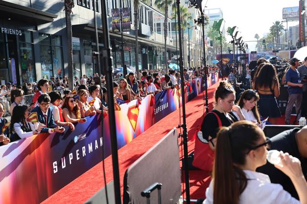 July 7, 2025, Los Angeles, California, USA: General Atmosphere at the Premiere of Superman at the TCL Chinese Theatre IMAX Los Angeles USA - ZUMAg107 20250707_zep_g107_196 Copyright: xNinaxPrommerx