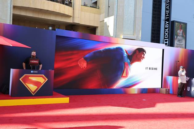 July 7, 2025, Los Angeles, California, USA: General Atmosphere at the Premiere of Superman at the TCL Chinese Theatre IMAX Los Angeles USA - ZUMAg107 20250707_zep_g107_197 Copyright: xNinaxPrommerx